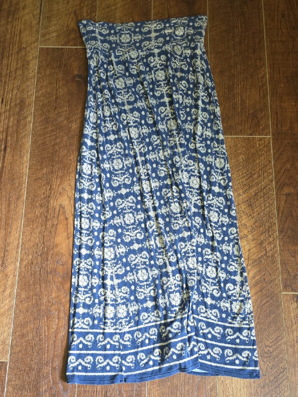 Patterned Maxi Skirt